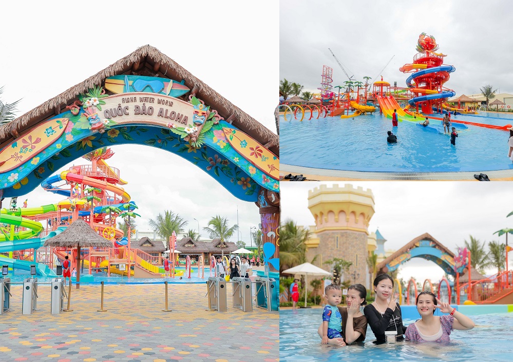 Công viên nước VinWonders Vũ Yên – thiên đường giải trí mùa hè với không gian đậm chất Hawaii